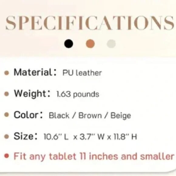 TAN HOBO BAG DOUBLES AS A TABLET BAG NWT - Picture 4 of 6